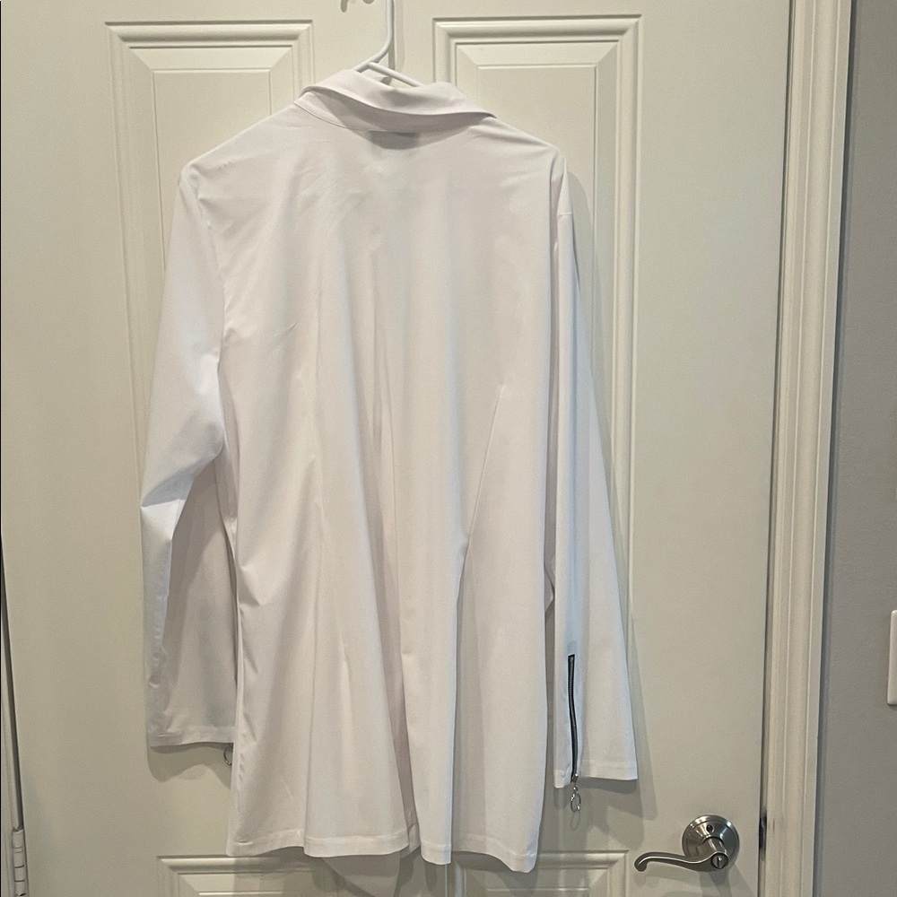 Joseph Ribkoff White athletic jacket nwot - Picture 3 of 3